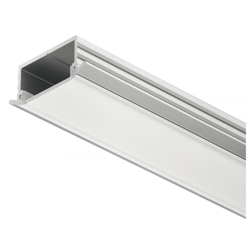 Profilo alluminio per striscia LED da incasso 2.5m